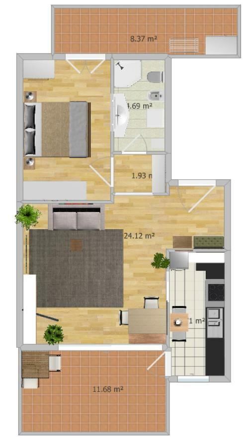 Appartment Trojer Merano Exteriör bild